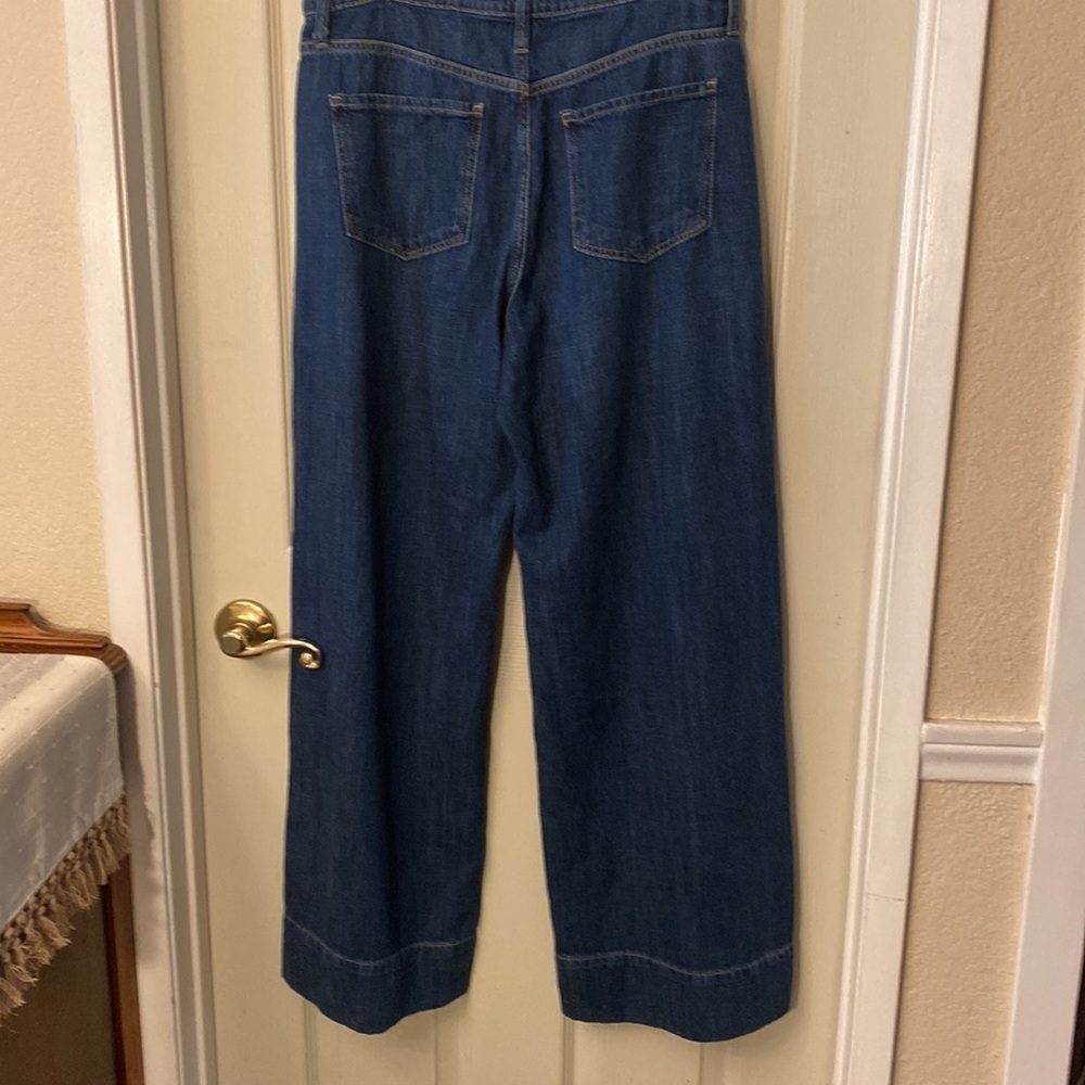 Women’s GAP denim 30L/10 High Rise Wide-Leg preowned jeans. - Picture 5 of 13